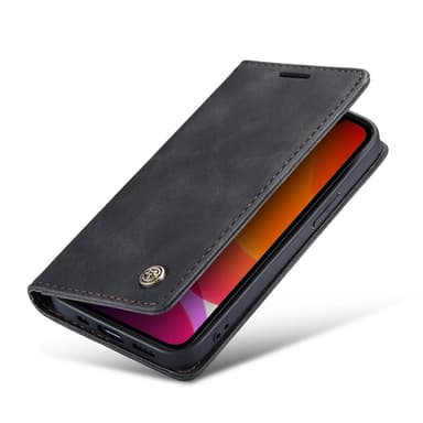 CASEME Plånboksfodral iPhone 12 Mini - Svart