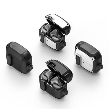 DUX DUCIS för Samsung Galaxy Buds3 Pro Buds3 Fodral Skal med krok - Vit