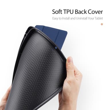 DUX DUCIS Domo Apple iPad 10.2 2021/2020/2019 fodral Tri-Fold Blå