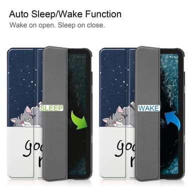 Slim Fit Cover fodral Till Nokia T20 - Cat