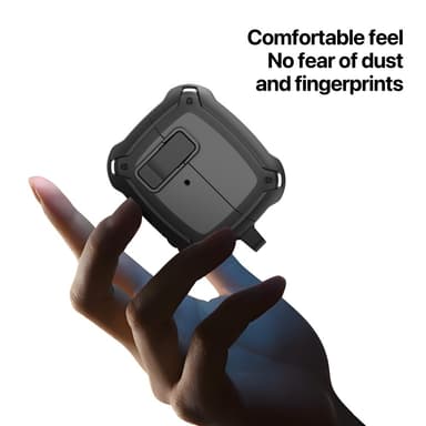 DUX DUCIS för Samsung Galaxy Buds3 Pro Buds3 Fodral Skal med krok - Vit