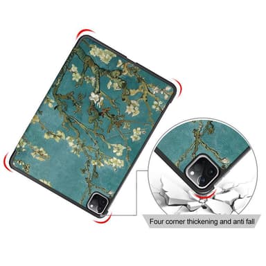 iPad Pro 11"" 2021/2020/2018 Slim fit tri-fold fodral - Blossom