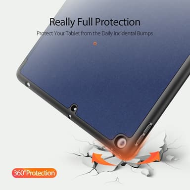 DUX DUCIS Domo Apple iPad 10.2 2021/2020/2019 fodral Tri-Fold Blå