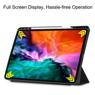 iPad Pro 12.9"" 2021 Slim fit tri-fold fodral - Don't Touch