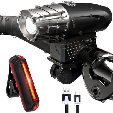 YOUOKLIGHT Vattentät Cykellampa LED Super Bright Cylinderlampa