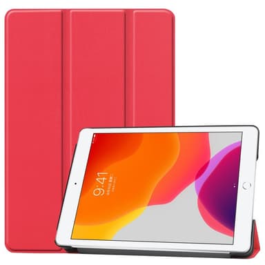 Apple iPad 10.2 2021/2020/2019 Slim fit tri-fold fodral - Röd