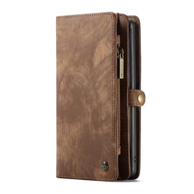 CASEME Samsung Galaxy Note 10 Plus Retro Plånboksfodral - Brun