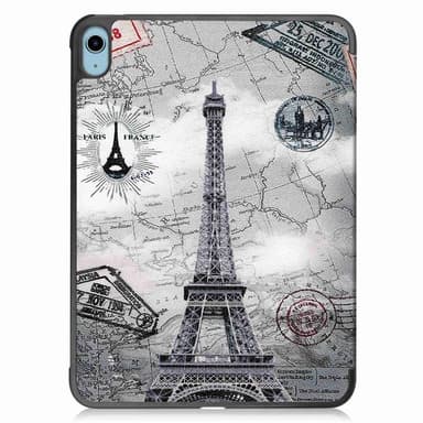 Apple iPad 10.9 2022 Slim fit tri-fold fodral - Map