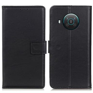 Nokia X10 / X20 Plånboksfodral läder  - Svart