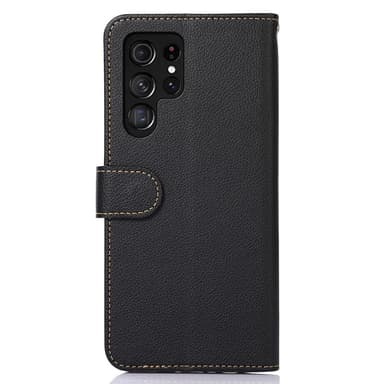 KHAZNEH Plånboksfodral till Samsung Galaxy S24 Ultra - Svart/Röd