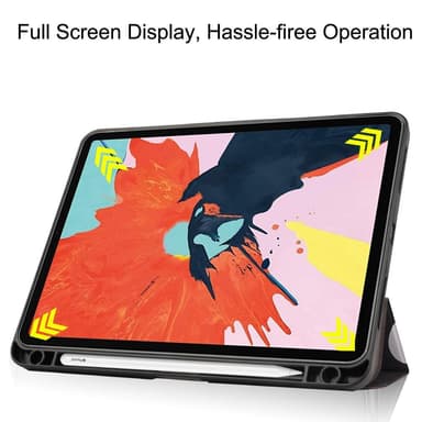 Apple iPad Air (2020) (2022) Slim fit tri-fold fodral - Don't Touch Me