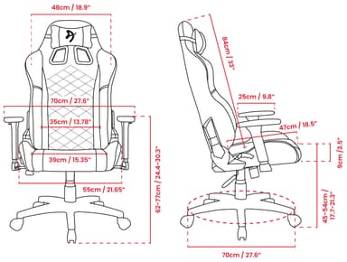 Arozzi Avanti SoftFabric gamingstol (brun)