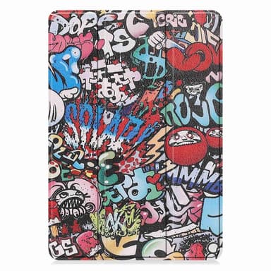 Tri-fold Fodral till Lenovo Tab M10 Plus Gen 3 - Graffiti