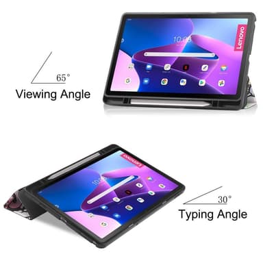 Tri-fold Fodral till Lenovo Tab M10 Plus Gen 3 - Graffiti