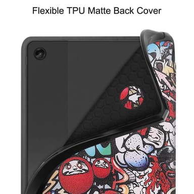 Tri-fold Fodral till Lenovo Tab M10 Plus Gen 3 - Graffiti