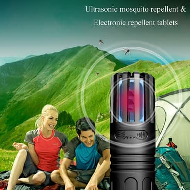 Anti Mygg Mosquito Repeller Killer Elektronisk batteridriven