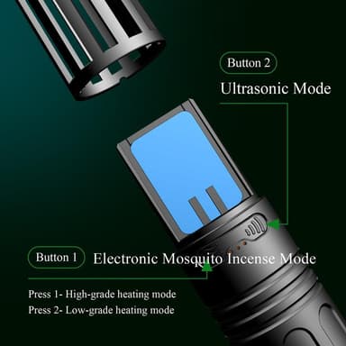 Anti Mygg Mosquito Repeller Killer Elektronisk batteridriven