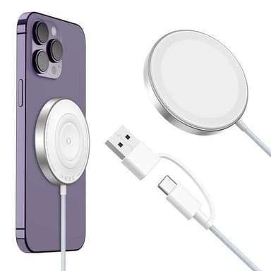 Dubbelsidig Magnetisk Laddare laddning För Apple Watch mobil hörlur