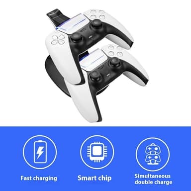 Förvaringsställ & Laddningsstation för Sony PlayStation 5 Spelkontroller