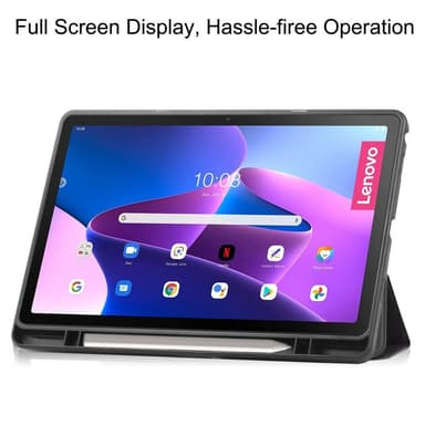 Tri-fold Fodral till Lenovo Tab M10 Plus Gen 3 - Don't Touch Me
