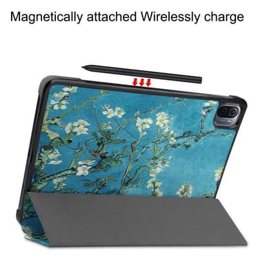 Slim Fit Cover Till Xiaomi Pad 5 - Sleep/Wake Up - Plum Blossom