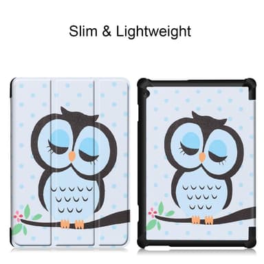 Tri-fold Fodral till Lenovo Tab M10 TB-X505F / TB-X605F - Sleeping Owl