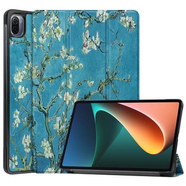 Slim Fit Cover Till Xiaomi Pad 5 - Sleep/Wake Up - Plum Blossom