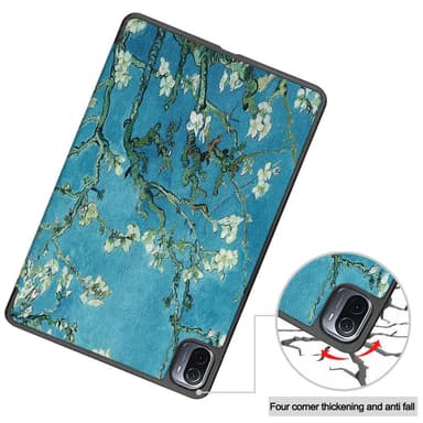 Slim Fit Cover Till Xiaomi Pad 5 - Sleep/Wake Up - Plum Blossom