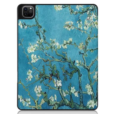 iPad Pro 12.9"" 2021 Slim fit tri-fold fodral - Flower