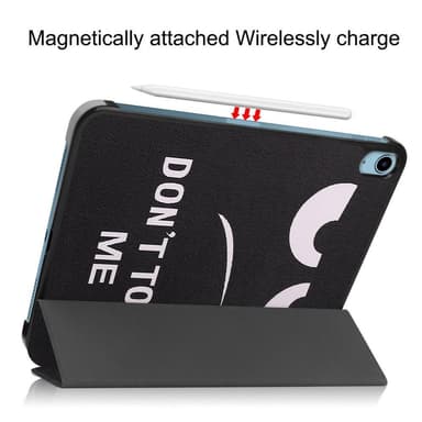 Apple iPad 10.9 2022 Slim fit tri-fold fodral - Don't Touch