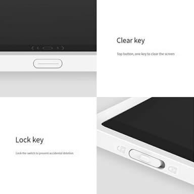 XIAOMI 10 tum färgglad LCD Skriv RitPlatta Doodle Board Radera Anteckningstavla