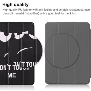 Apple iPad 10.9 2022 Slim fit tri-fold fodral - Don't Touch