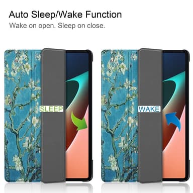 Slim Fit Cover Till Xiaomi Pad 5 - Sleep/Wake Up - Plum Blossom