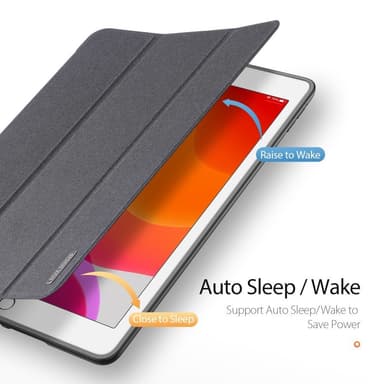 DUX DUCIS Domo Apple iPad 10.2 2021/2020/2019 fodral Tri-Fold Svart