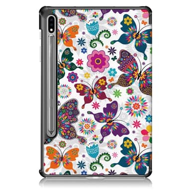 Slim Fit Cover Fodral Till Samsung Galaxy Tab S7 FE /Tab S7 Plus / Tab S8+ - Butterflies