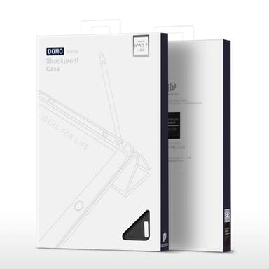 DUX DUCIS Domo Apple iPad 10.2 2021/2020/2019 fodral Tri-Fold Svart