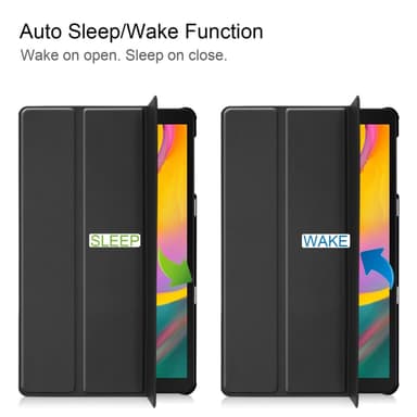 Slim Fit Cover Till Samsung Galaxy Tab A 10.1 (2019) - Svart