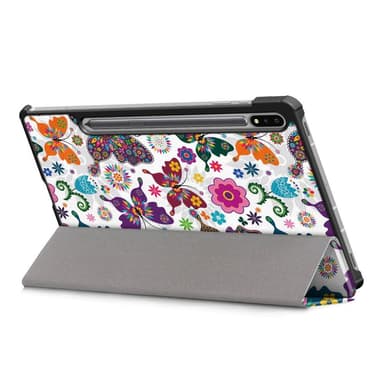 Slim Fit Cover Fodral Till Samsung Galaxy Tab S7 FE /Tab S7 Plus / Tab S8+ - Butterflies