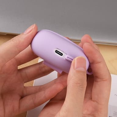För Xiaomi Redmi Buds 6 Pro Silikonskal – Skyddsfodral med karbinhake