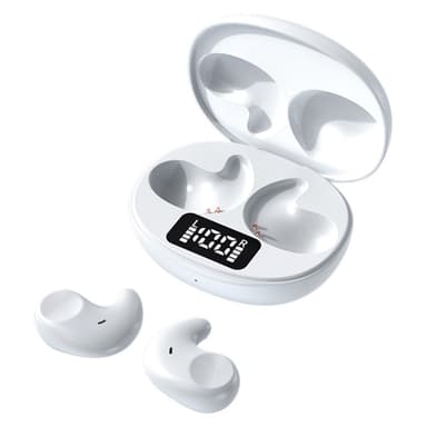 In ear att sova med Sömn Hörlurar Bluetooth Headphones - Vit