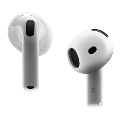 För AirPods 4 hörsnäckor Anti-slip silikonhölje Hörselkåpor Öronsnäckor - Transparent