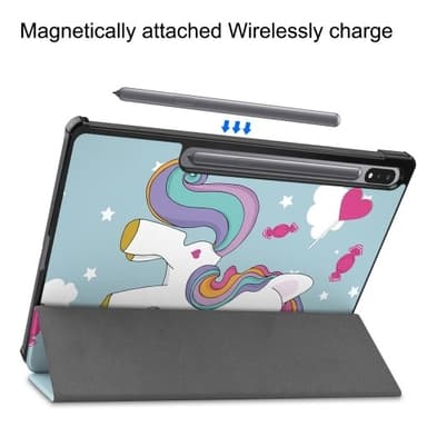 Slim Fit Cover Fodral Till Samsung Galaxy Tab S10+ (S10 Plus) - Unicorn
