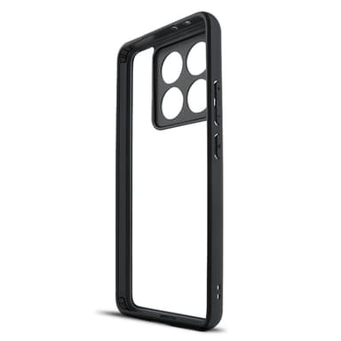 For Xiaomi 14T Pro Hybriddeksel PC+TPU Telefonbakside - Svart