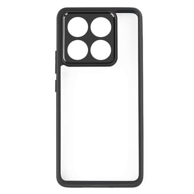 For Xiaomi 14T Pro Hybriddeksel PC+TPU Telefonbakside - Svart