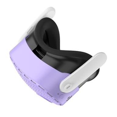 För Meta Quest 3S Skyddsfodral VR Headset Silikonskydd - Lila
