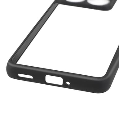 For Xiaomi 14T Pro Hybriddeksel PC+TPU Telefonbakside - Svart
