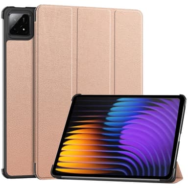 Slim Fit Cover Fodral För Xiaomi Pad 7 Auto Wake / Sleep - Rose Gold