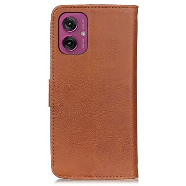 KHAZNEH Motorola Moto G55 Lommebok-deksel - Brun
