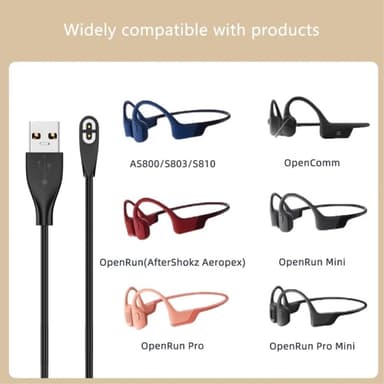 Laddare till Shokz OpenComm AS800 AS810 AS700 AS660 S661 Bone Conduction USB-C