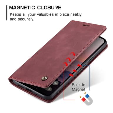 CASEME För Google Pixel 9 Pro / Pixel 9 Fodral Stativ Telefonfodral
